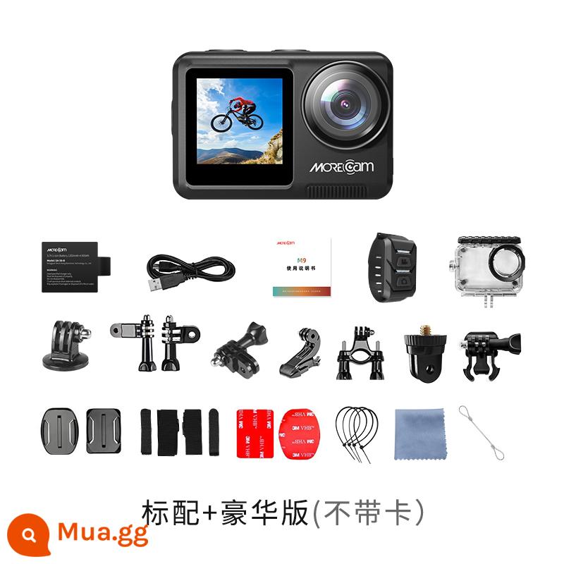 Đồng hồ ma thuật Morecam M9 camera thể thao đầu máy lái xe ghi mũ bảo hiểm chống rung camera câu cá 4K HD - M9 Phiên Bản Cao Cấp