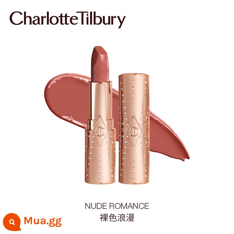 [Lễ hội năm mới] CT Modern Matte Lipstick LOL Flash Diamond Gold Tube Lipstick Dưỡng ẩm và không làm khô - NUDE ROMANCE lãng mạn khỏa thân