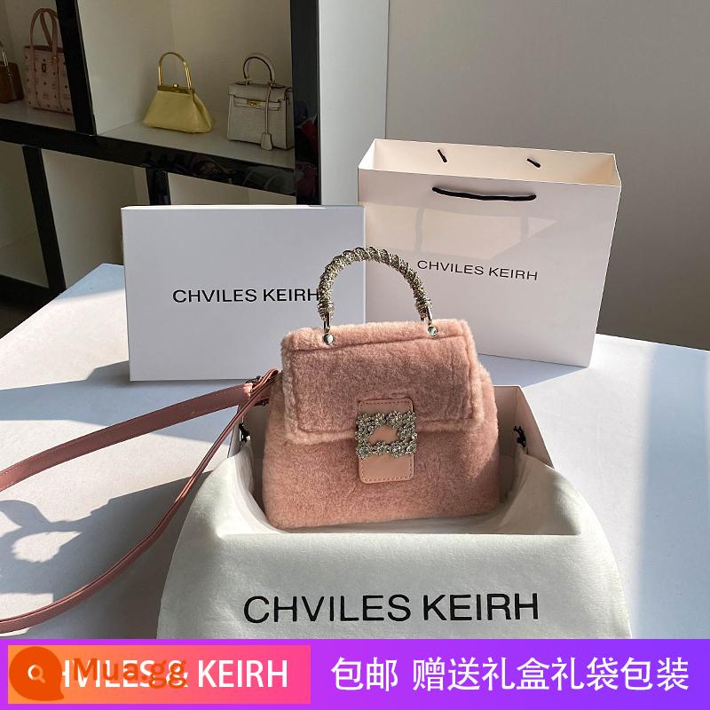 Chvileskeirh Authentic Niche Pink Túi xách Túi xách nữ - Bao bì túi quà màu hồng