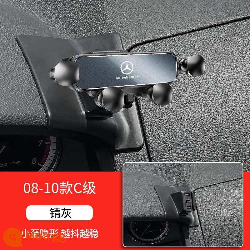 Giá đỡ điện thoại di động trên xe hơi Mercedes-Benz GLC260/300L GLA/GLB/CLA200/Class A Class C Class E - [Xám Xám]08-10 Model C Loại