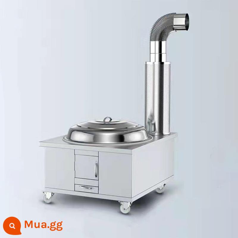 Bếp củi nhà nông thôn vạc củi inox 304 dã ngoại dã ngoại bếp đất bếp rời - Mẫu bếp một đốt 44 [không khuyến khích] [không thích hợp sử dụng tại nhà]