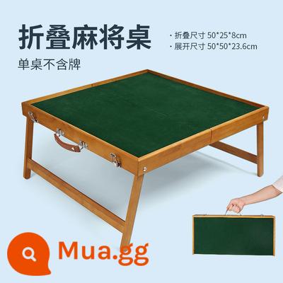 gopast ngoài trời di động di động mini du lịch gấp mạt chược bàn cờ cắm trại ký túc xá nhiều người chơi board game - tờ rơi bàn gỗ nguyên khối