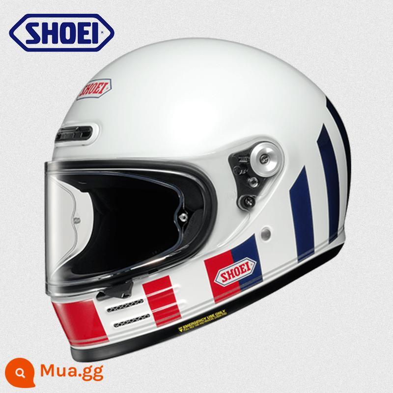 Nhật Bản Shoei Glamster Đồng Bằng Mũ Bảo Hiểm Nhập Khẩu Mũ Retro Hành Trình Harley Giá Rẻ Latte Nhà Leo Núi Full Mũ Bảo Hiểm - PHỤC SINH Phục Sinh Trắng TC-10 Sẵn hàng.