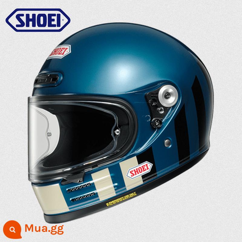 Nhật Bản Shoei Glamster Đồng Bằng Mũ Bảo Hiểm Nhập Khẩu Mũ Retro Hành Trình Harley Giá Rẻ Latte Nhà Leo Núi Full Mũ Bảo Hiểm - PHỤC SINH TC-2 màu xanh phục sinh sẵn sàng giao hàng sau vài giây