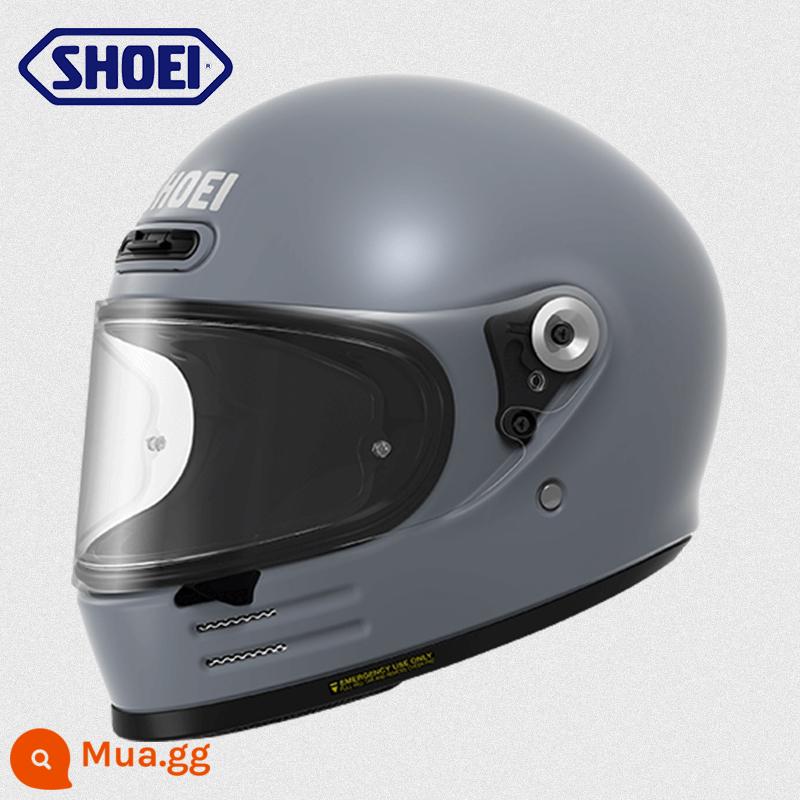 Nhật Bản Shoei Glamster Đồng Bằng Mũ Bảo Hiểm Nhập Khẩu Mũ Retro Hành Trình Harley Giá Rẻ Latte Nhà Leo Núi Full Mũ Bảo Hiểm - Xi măng xám giao ngay lần 2