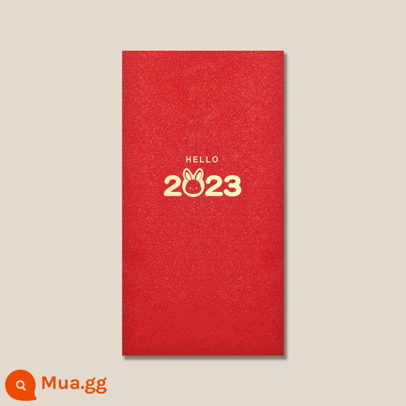 Năm mới 2023 Năm mới Thỏ Bao lì xì đỏ Năm mới Bao lì xì giao thừa Năm mới Tết được cá nhân hóa Sáng tạo Bao lì xì nghìn nhân dân tệ - Đơn giản 2023