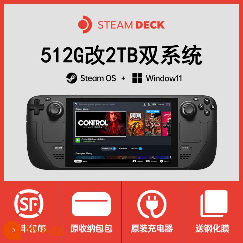 Steam Deck đã qua sử dụng tại chỗ steam deck steamdeck cầm tay 64G máy chơi game cầm tay hệ thống kép 1T - [99 mới] 512 nâng cấp hệ thống kép 2T os/win + tản nhiệt (có gói quà tặng)