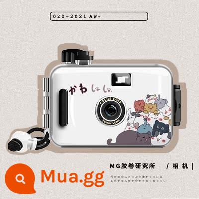 Đánh lừa máy ảnh phim không Polaroid retro phim máy ảnh cặp đôi sinh viên máy ảnh chống thấm nước máy ảnh nhỏ di động - đống mèo