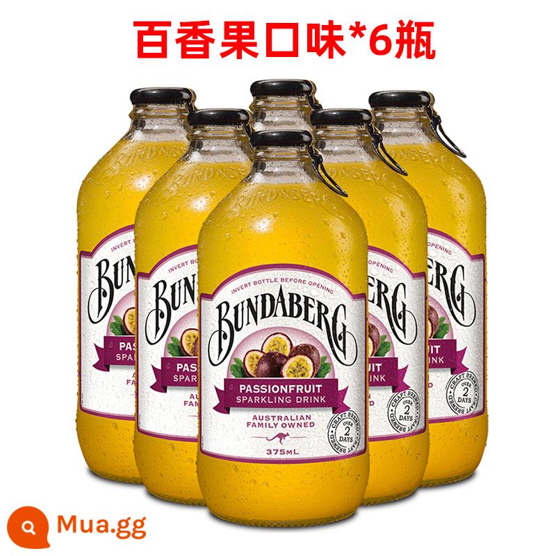 Úc Bundesberg soda bundaberg gừng nước gừng khô nước chanh nước có ga nước giải khát nhập khẩu hàng đầu cửa hàng - chanh dây*6 chai