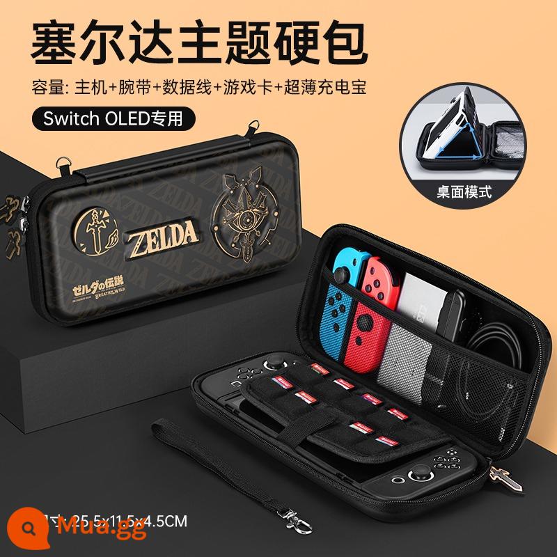 Nintendo switch vỏ bảo vệ ns tay áo silicone switcholed pluggable base shell frosted vỏ mềm riêng biệt ns phụ kiện joycon handle grip set máy chơi game túi lưu trữ cứng - [Vỏ cứng OLED] Tặng kèm miếng dán cường lực + nắp