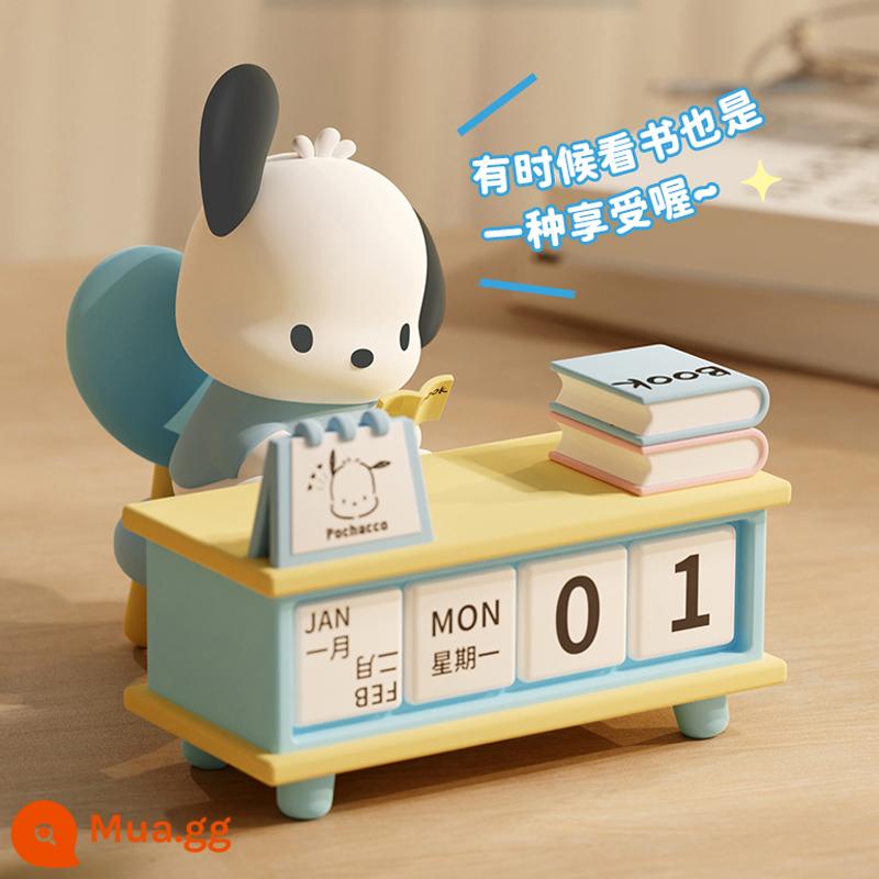 Sanrio Kurome Lịch Năm Mới Đồ Trang Trí Để Bàn Trang Trí Văn Phòng Hoạt Hình Dễ Thương Nữ Chữa Lành Cảm Xúc Máy Trạm - Chó Pacha [Ngoại hình siêu dễ thương, ủy quyền chính hãng, tái chế, tháo gỡ miễn phí]