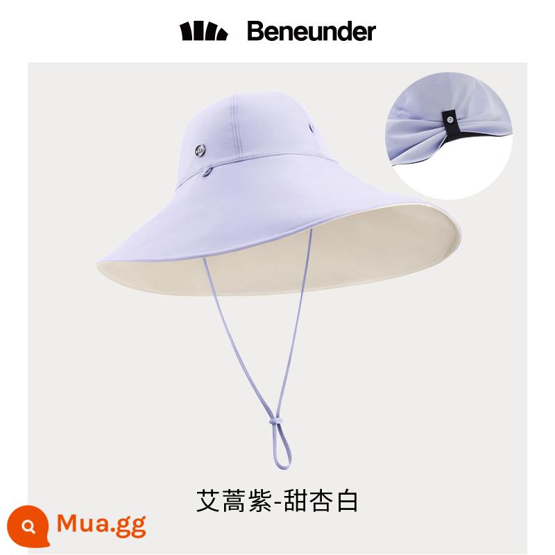 Chuối Hat Chính Thức Lớn Vành Người Cá Nón Mùa Hè Flag Store Hat Nữ Chống Tia UV Dưới Tiêu Điểm Hat - [Có thể thu tiền trên vành mũ] Ngải cứu màu tím, nếu mua phải hàng giả sẽ bị mất mười điểm, hàng sẽ được chuyển đi trong vài giây.