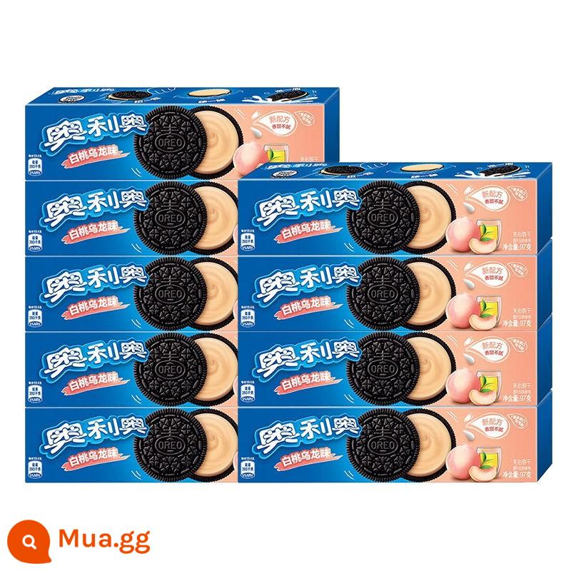 Oreo Original Socola Mỏng Giòn Nhẹ Bánh Sandwich Kem Hoa Anh Đào 97g Bánh Sandwich - [9 hộp] Hương Đào Trắng 97g