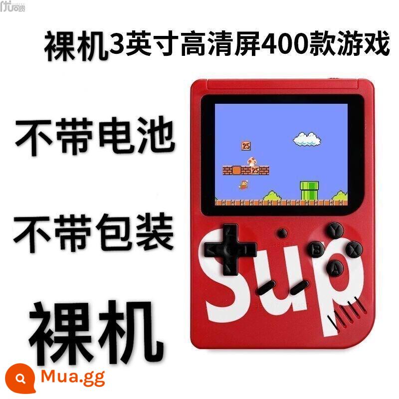 [Douyin cùng phong cách] Máy chơi game cầm tay với 400 loại trò chơi, máy chơi game sạc đôi SUP hoài cổ cổ điển mới - Máy chơi game] Cơ trần [không có cáp dữ liệu pin]