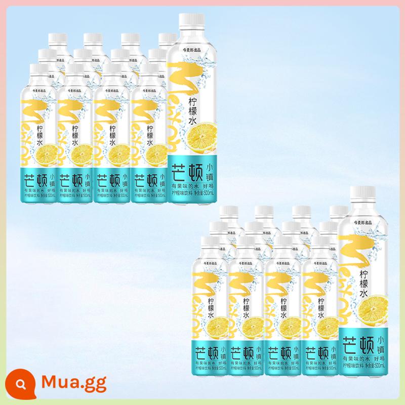 Jinmailang Manton Township 500ml*12 chai nước chanh táo xanh đào hương vị dưa hấu ít đường uống nguyên hộp - Nước chanh 500ml×24 chai