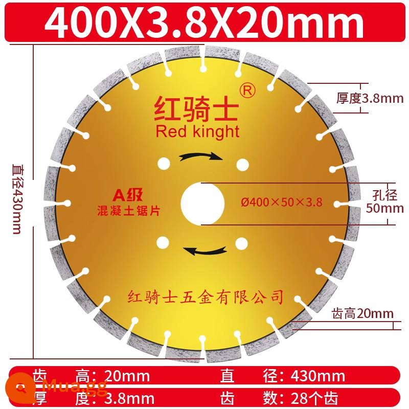 Lưỡi cắt đường 400 Máy cắt mặt đường lưỡi cưa kim cương bê tông xi măng thanh thép lưỡi đường cũ - 400mm [Chất lượng đặc biệt cho đường mới lát đá cuội] 11 miếng