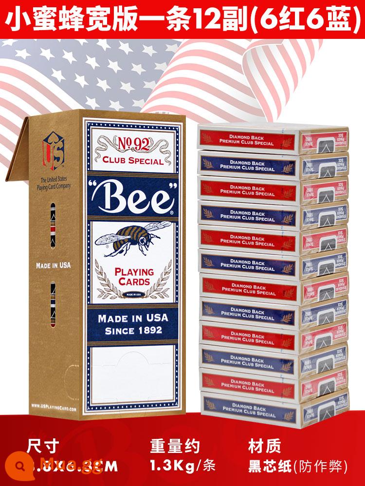 Little bee poker American bee poker cầu trứng 92 trò chơi baccarat cao cấp Texas Công viên đặc biệt - Phiên bản rộng, 12 đôi (6 đỏ, 6 xanh), bán chạy