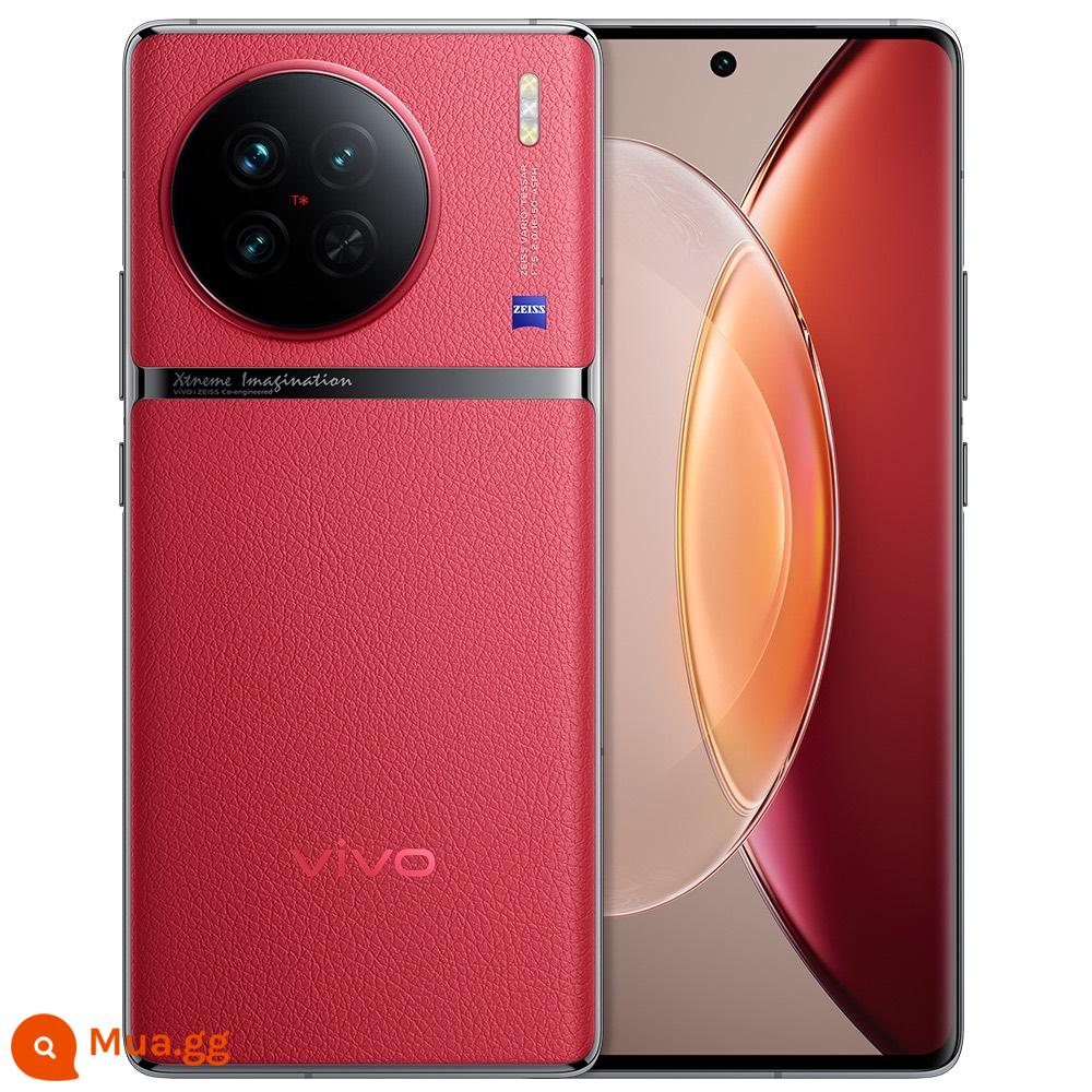 [Gói tự vận hành 1 bóng đá miễn phí có giới hạn] vivo X90 điện thoại di động hàng đầu mới Dimensity 9200 Camera ống kính Zeiss trò chơi thông minh 5G toàn màn hình 120Hz - đỏ trung quốc