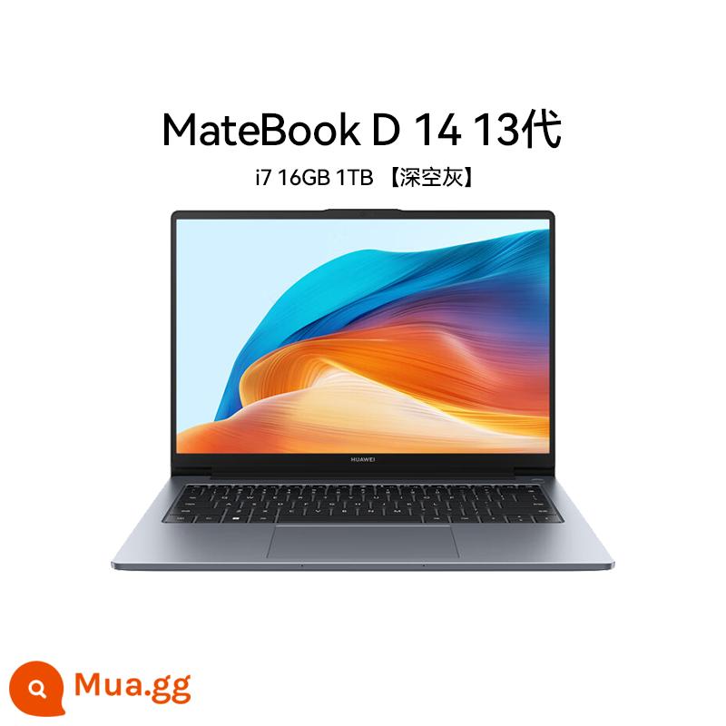 [Meow Speed] Huawei/Huawei MateBook 14s Core i5 thế hệ thứ 11 Card đồ họa Iris 16GB 512GB Màn hình cảm ứng 14.2 inch 2.5K sách mỏng nhẹ - [thế hệ thứ 13]D14 i7-1360P 16G+1TB màu xám thể rắn