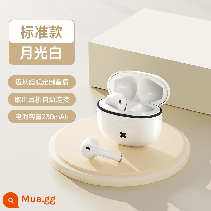 Tai nghe Bluetooth MCHOSE Maicong BH219 âm thanh không dây thực sự chất lượng cao thời lượng pin dài nửa tai mới dành cho nữ 2023 - Ánh trăng trắng [Phiên bản tiêu chuẩn]