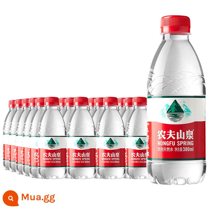 Nongfu Spring Nước uống tự nhiên 550ml * 24 Chai FCL Kiềm yếu Văn phòng Hội nghị Nước khoáng không tinh khiết - [Ưu đãi tốt nhất] 380ml*24 chai