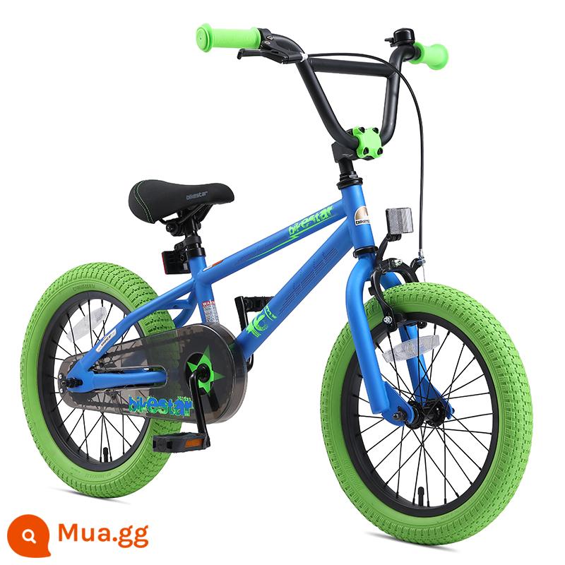 xe đạp trẻ em bikestar bé trai và bé gái 3-5-6-8 tuổi 9 xe đạp địa hình mới nhẹ cho trẻ em - Sea and Sky Blue [thương hiệu gốc của Đức]