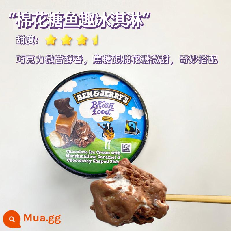 Kem Ben&Jerry's Sôcôla Brownie Ben & Jerry's 465mL Kem Thùng Caramel Hương Vani Nhập Khẩu - Kem Cá Marshmallow 465ML (399g)