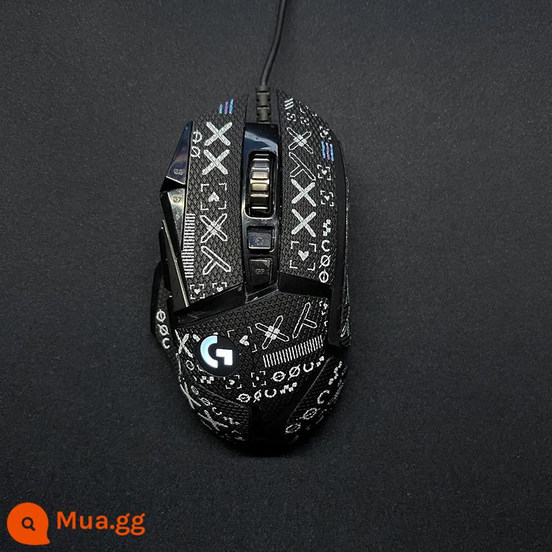 Miếng dán chuột chống trượt Logitech g502Hero phiên bản cũ có dây không dây thấm hút mồ hôi miếng dán tặng kèm nửa hộp - Bộ in màu đen/bao gồm tất cả 502 master/không dây/phổ quát kiểu cũ