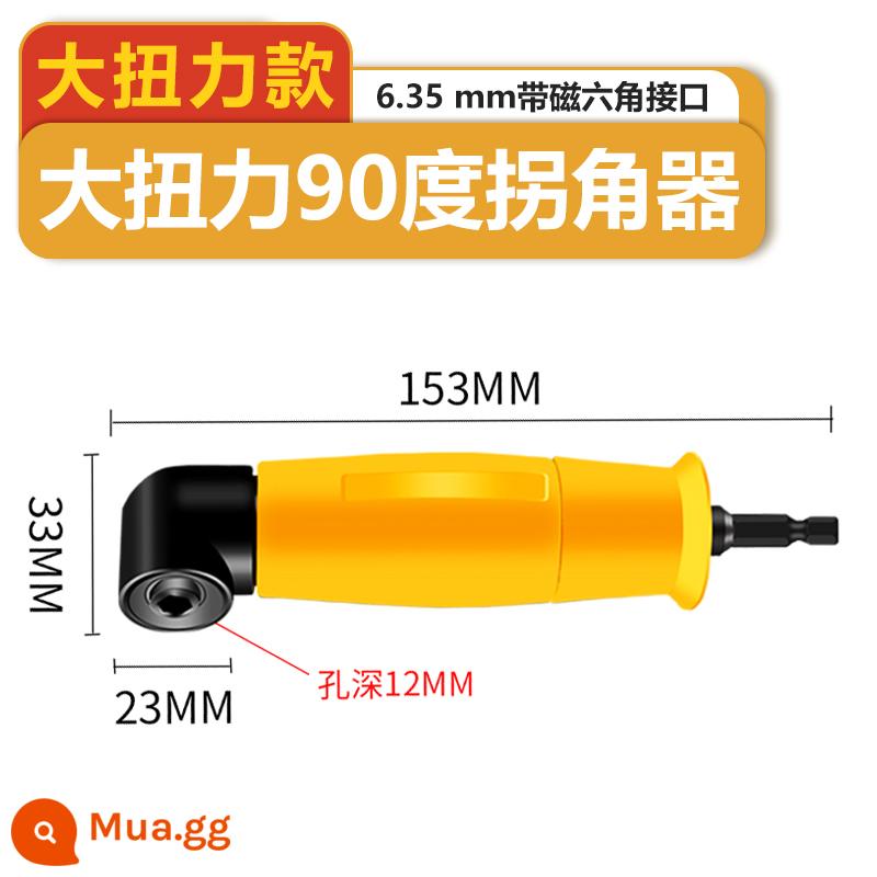 Lô đầu góc 90/105 độ điện tuốc nơ vít đa năng quay góc công cụ tuốc nơ vít điện máy khoan điện góc đầu tuốc nơ vít - [Mô-men xoắn cao 90 độ] vào cua