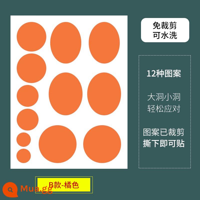 Xuống áo khoác lỗ vá nắng quần áo bảo vệ lỗ tự dính sửa chữa trợ cấp áo mưa hoa sửa chữa liền mạch vải thêu mô hình vá - Loại B-cam