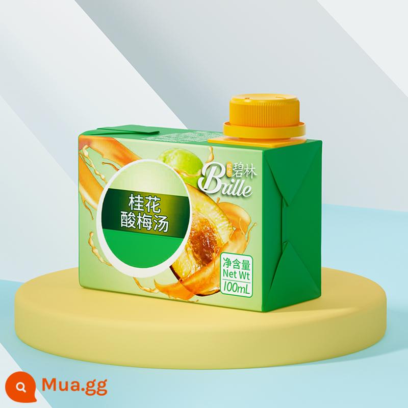 Nước ép Jiale Bilin 100mL*24 Hộp Nước cam Nước ép táo Súp mận chua Nước ép bưởi Nước ép cô đặc 0 béo Đồ uống - [Súp mận chua] 100mL*24 hộp