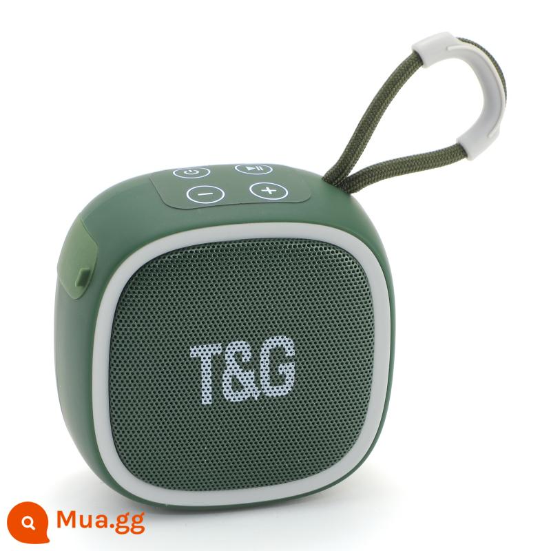 Loa Bluetooth không dây mini Thẻ di động ngoài trời Loa siêu trầm đĩa U Loa nhỏ gọn có thể sạc lại Type-C - Cỏ xanh (Sạc Type-c + loa nhập khẩu)