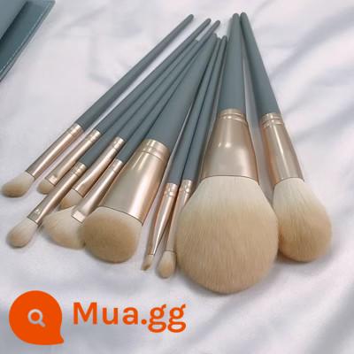 Authentic Cangzhou 9 món đầy đủ bộ cọ trang điểm cao cấp chính hãng siêu mềm dành cho sinh viên trang điểm giá cả phải chăng nghệ sĩ trang điểm Xiao Zishu - Blue Bridge 10 cọ trần