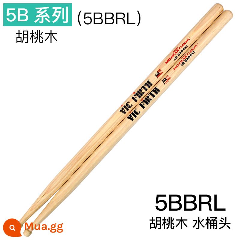 Thanh trống vic firth thanh trống quả óc chó 5a 5b 7a trống jazz vf thực hành dùi trống vic trống búa - Dòng 5B (5BBRL)