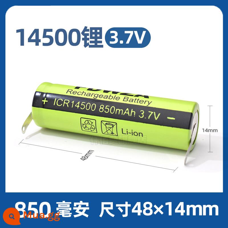 Máy cạo râu điện pin sạc lithium 1.2V phụ kiện thay thế đa năng thích hợp cho máy cạo râu Philips Feike - [14500Lithium] 850mA---3.7V