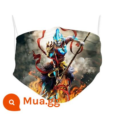 Mặt Nạ Trẻ Em Ultraman Armor King Glory Bé Trai Anime 4-12 Tuổi Ba Lớp Bảo Vệ Bao Bì Độc Lập Thoáng Khí - Phong cách cổ xưa Ultraman Nezha[5]