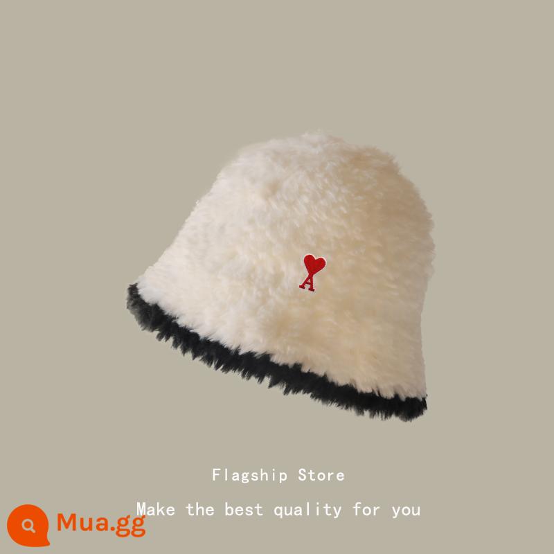 [Chính thức chính thức] AML Mat Autumn and Winter Plush Plush Fisherman Mat Nữ Mũ mạch Betal Caps của phụ nữ - Be