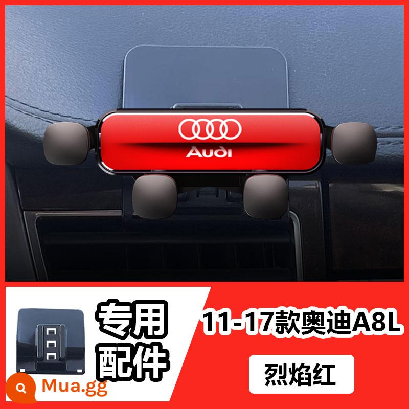 Audi A4L A6L A3 Q5L Q2L Q3 A5 A7 Q7 xe ô tô đặc biệt giá điện thoại di động điều hướng nguồn cung cấp - 11-17 Audi A8L [Đỏ rực]