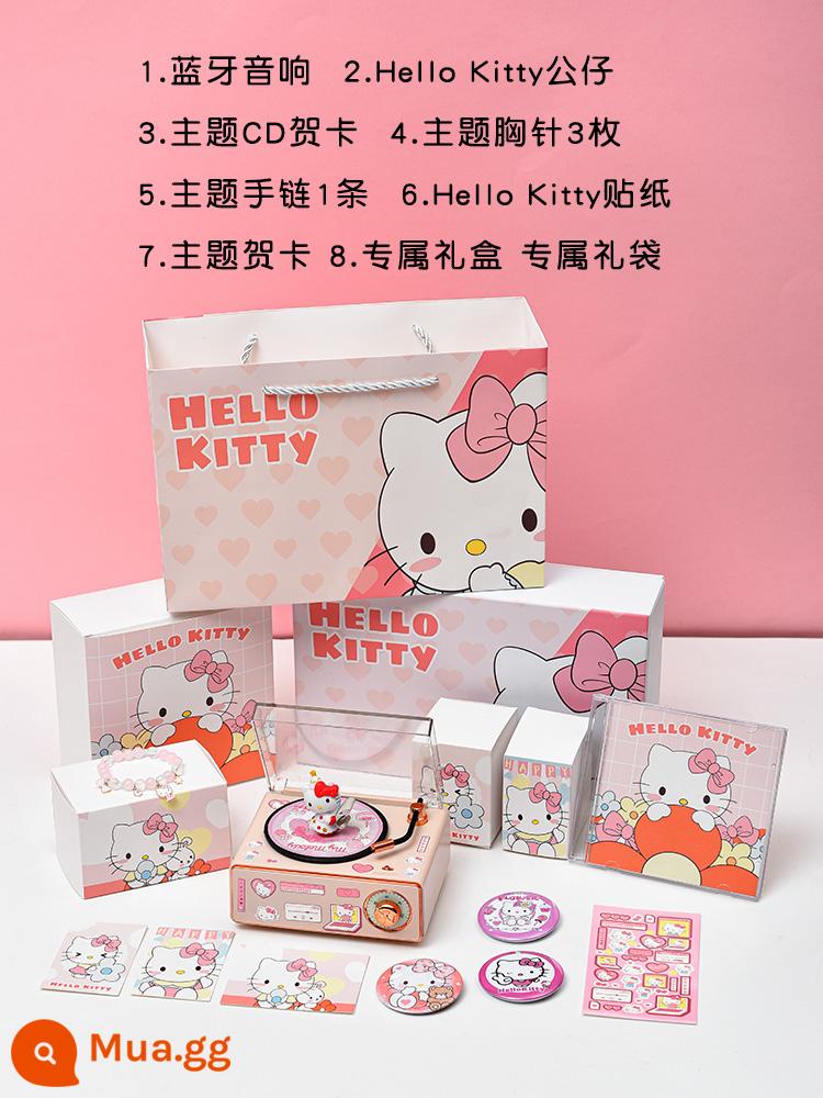 Món quà sinh nhật cô gái Kuromi bạn chó quế món quà tốt nghiệp sáng tạo và thiết thực - Mèo Hello Kitty [Phiên bản hộp quà độc quyền-Loa Bluetooth]