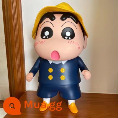 1:1 Crayon Shin-Chan Mô Hình Mô Hình Đồ Chơi Mô Hình Búp Bê Hợp Thời Trang Chơi Bộ Quà Tặng Đầu Giường Trang Trí Quà Tặng Sinh Nhật - Đồng phục học sinh Xiaoxin-42cm (có mũ)