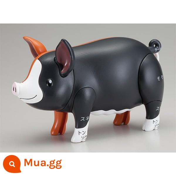 Megahouse MH trẻ em 3D ghép hình động vật ba chiều đồ chơi giáo dục cho bé mô hình chơi nhím biển cừu Natto bò - Chú lợn xếp hình 3D (có sẵn, kèm kẹp và hộp đựng)