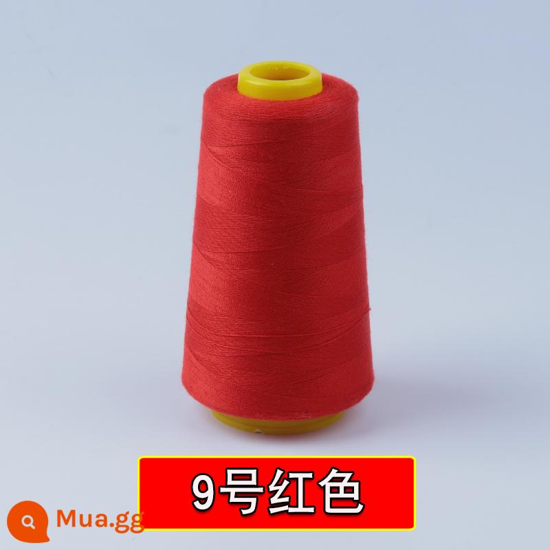 402 quần áo đường chỉ may may tay hộ gia đình 2 sợi mịn máy may chùa đường chỉ may quần áo phẳng tốc độ cao xe sợi polyester chủ đề - Chùa Đường số 9 đỏ 1