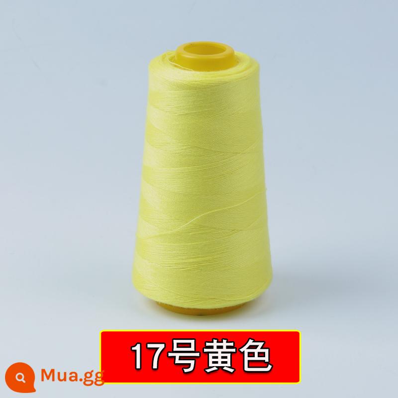 402 quần áo đường chỉ may may tay hộ gia đình 2 sợi mịn máy may chùa đường chỉ may quần áo phẳng tốc độ cao xe sợi polyester chủ đề - Chùa Đường Số 17 Vàng 1