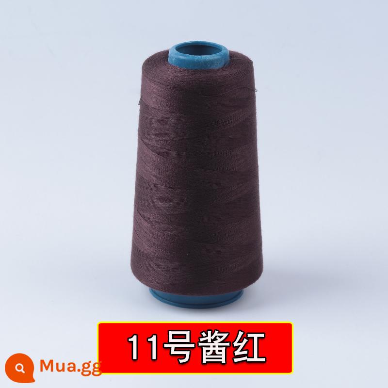 402 quần áo đường chỉ may may tay hộ gia đình 2 sợi mịn máy may chùa đường chỉ may quần áo phẳng tốc độ cao xe sợi polyester chủ đề - Chùa Dòng Số 11 Nước Chấm Đỏ 1