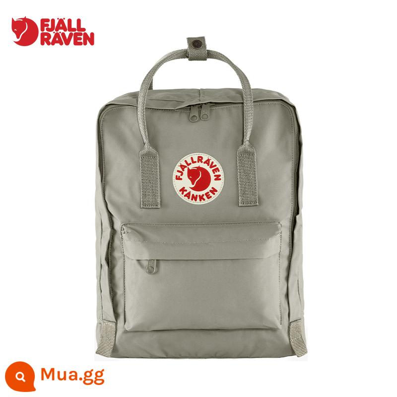 Xác Thực Cáo Bắc Cực Ba Lô Fjallraven Sinh Viên Đại Học Ba Lô Máy Tính Kanken Học Ngoài Trời Túi Mẹ - màu xám sương mù 021