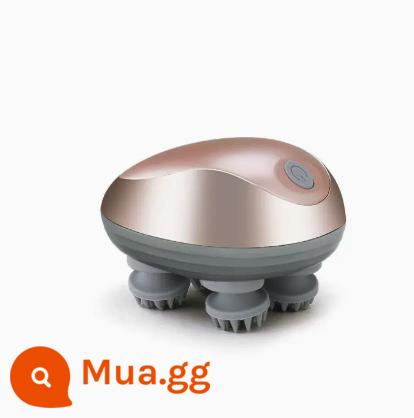 Máy mát xa đầu mèo điện mini, máy mát xa thú cưng, dụng cụ massage cho mèo, cù chó, thiết bị nhào đa năng - [Phong cách thông thường] Vàng