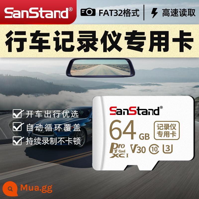 Lái Xe Đầu Ghi Thẻ Nhớ Tốc Độ Cao 64G Thẻ Nhớ Transcend TF Đặc Biệt SD Thẻ Nhớ Xe 32G - [⑥④G] Thẻ nhớ đặc biệt dành cho máy ghi âm (bao gồm đầu đọc thẻ TF)