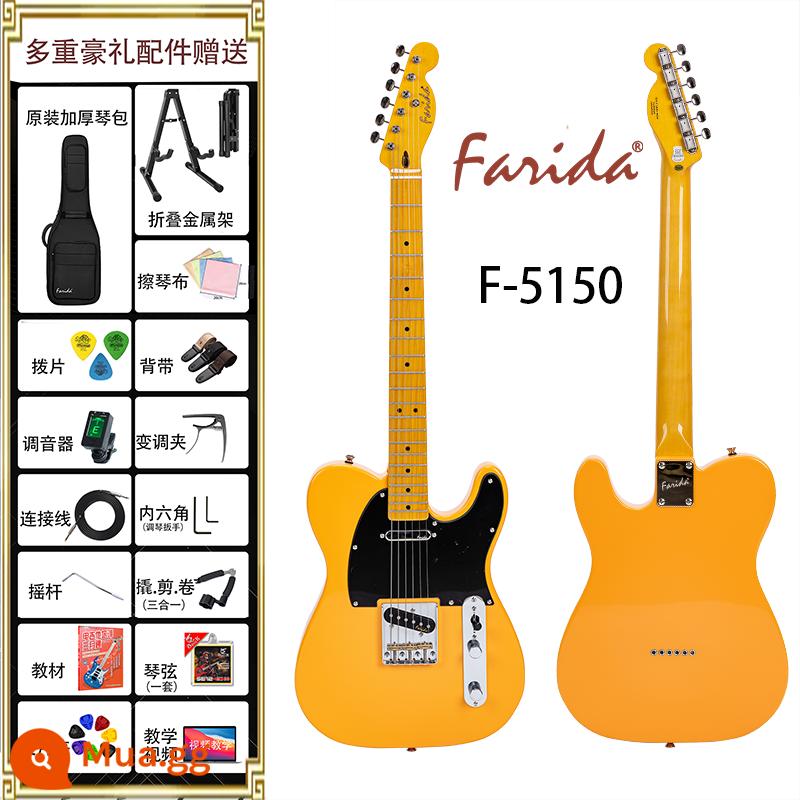 Đàn guitar điện Farida F5020 F5050 dành cho người mới bắt đầu, người lớn và trẻ em - Kem F5150-BTB+trọn bộ phụ kiện+khóa học