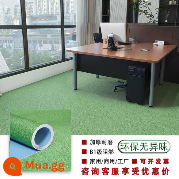 Sàn PVC da chống xi măng sàn lát trực tiếp dày chịu mài mòn bệnh viện thương mại sàn nhựa thảm dán sàn văn phòng - Đá cẩm thạch xanh 1,2mm [loại chịu mài mòn tiêu chuẩn] một mảnh = 10 mét vuông