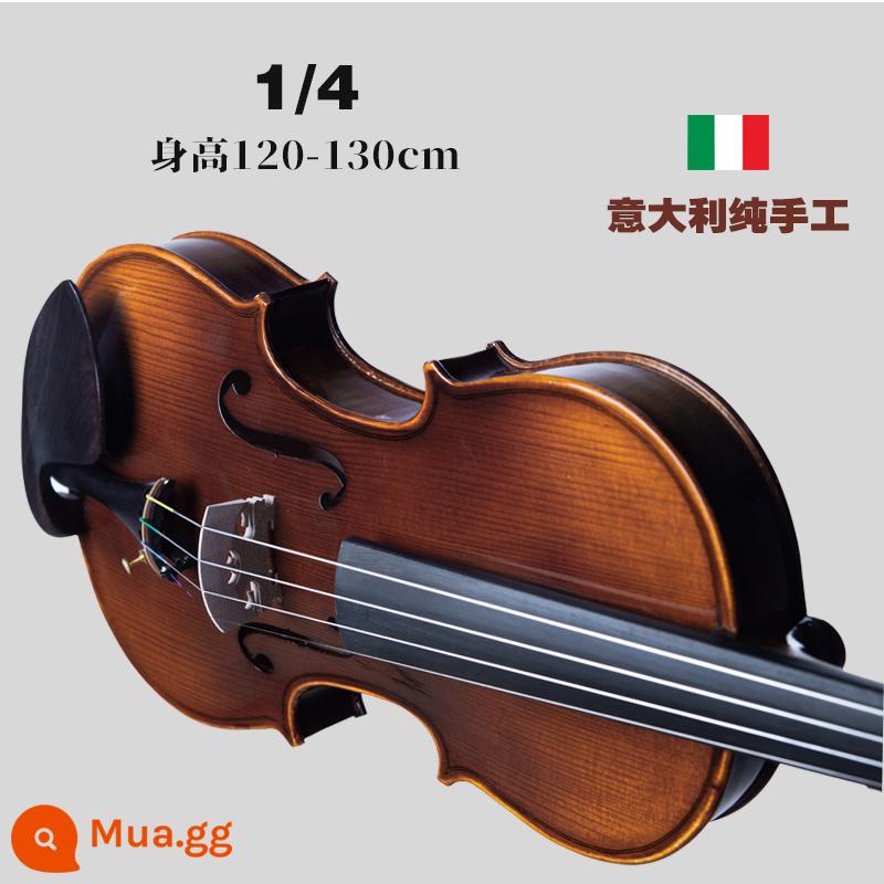 Ý Fiorini Fi06 Chất liệu Châu Âu đàn violin thủ công trẻ em và người lớn thi chứng nhận dàn nhạc biểu diễn chuyên nghiệp - 1/4 phù hợp với chiều cao 120-130cm